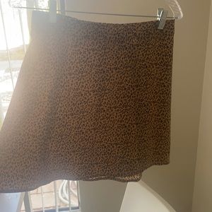 Leopard skirt